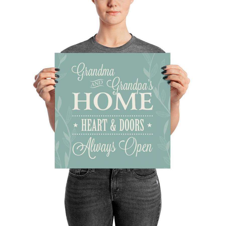 Grandma & Grandpa’s Home Poster