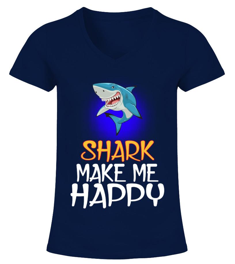 Shark Animals Lover T Shirts C-Mncbr