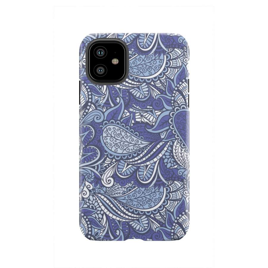 Pigeon Floral Bohemian Pattern Print Tough Phone Case
