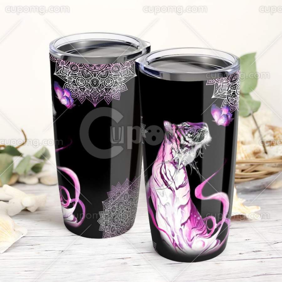 Tiger Spirit Stainless Steel Insulated Tumbler Cup 20Oz