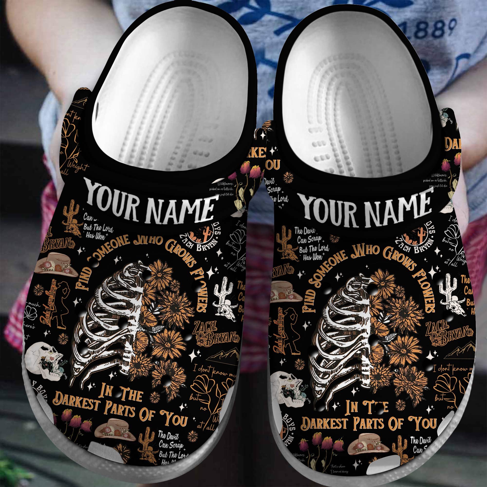 Zach Bryan Singer Music Crocss Crocband Clogs Shoes Comfortable For Men Women And Kids 9S