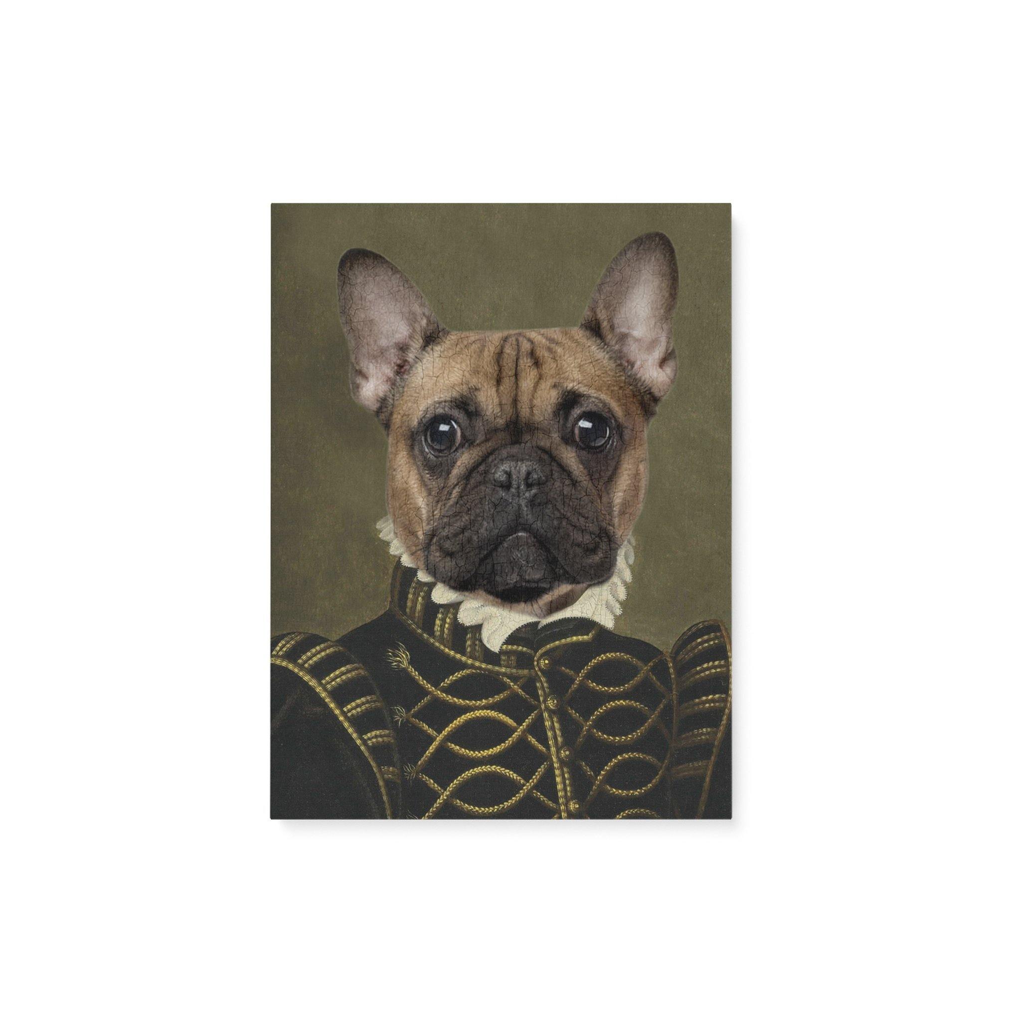 [Personalized Photo] Pet Portrait, The Noble, Home Decor Best Gift Idea Canvas Prints