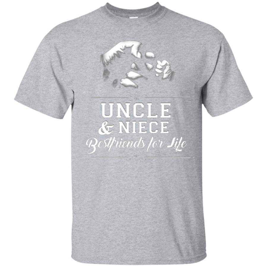 AGR Mens Uncle Niece Friends Fist Bump TShirt Avuncular Family Cool T