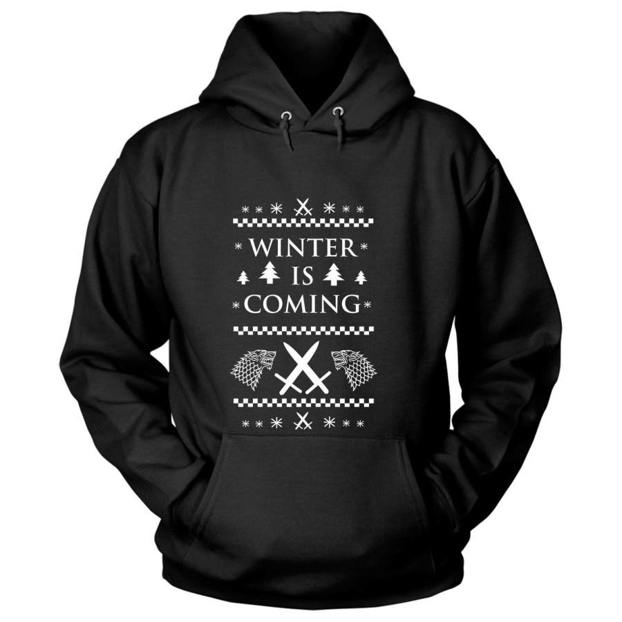 Merry Christmas T Shirt, Winterfell T Shirt – Hoodie