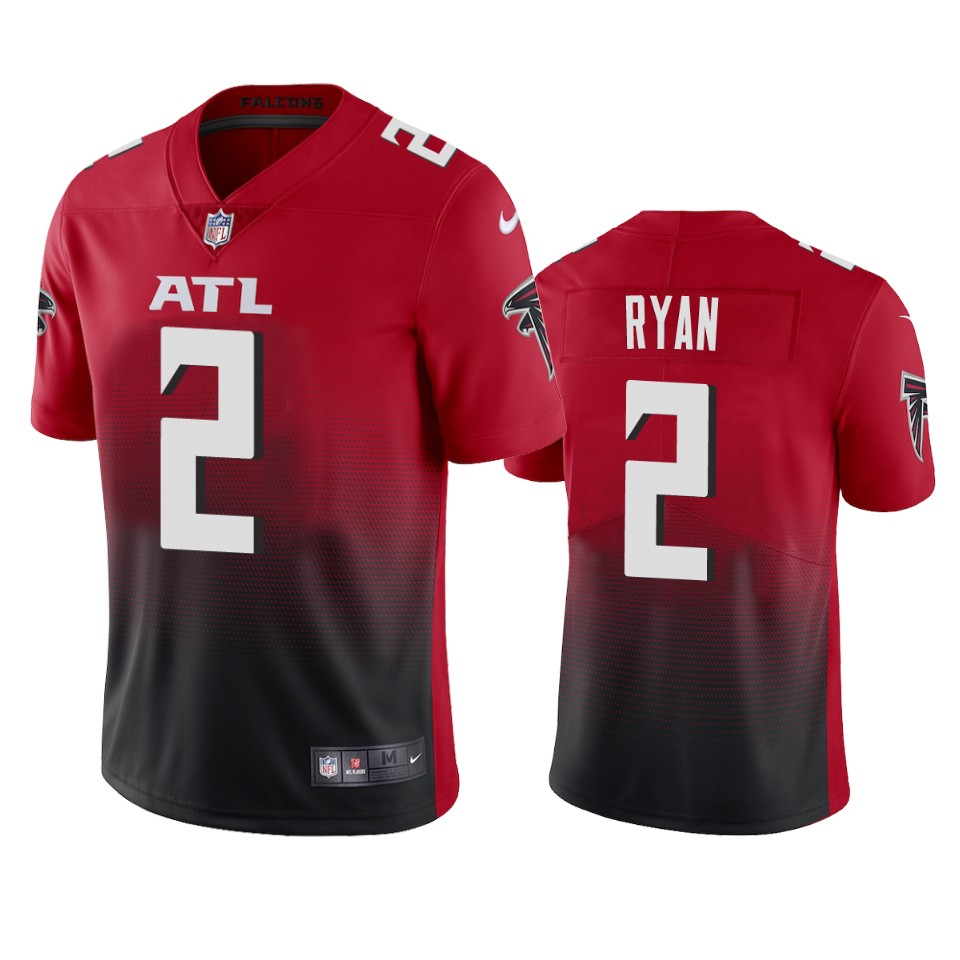 Atlanta Falcons Matt Ryan Red 2020 2nd Alternate Vapor Limited Jersey – Mens