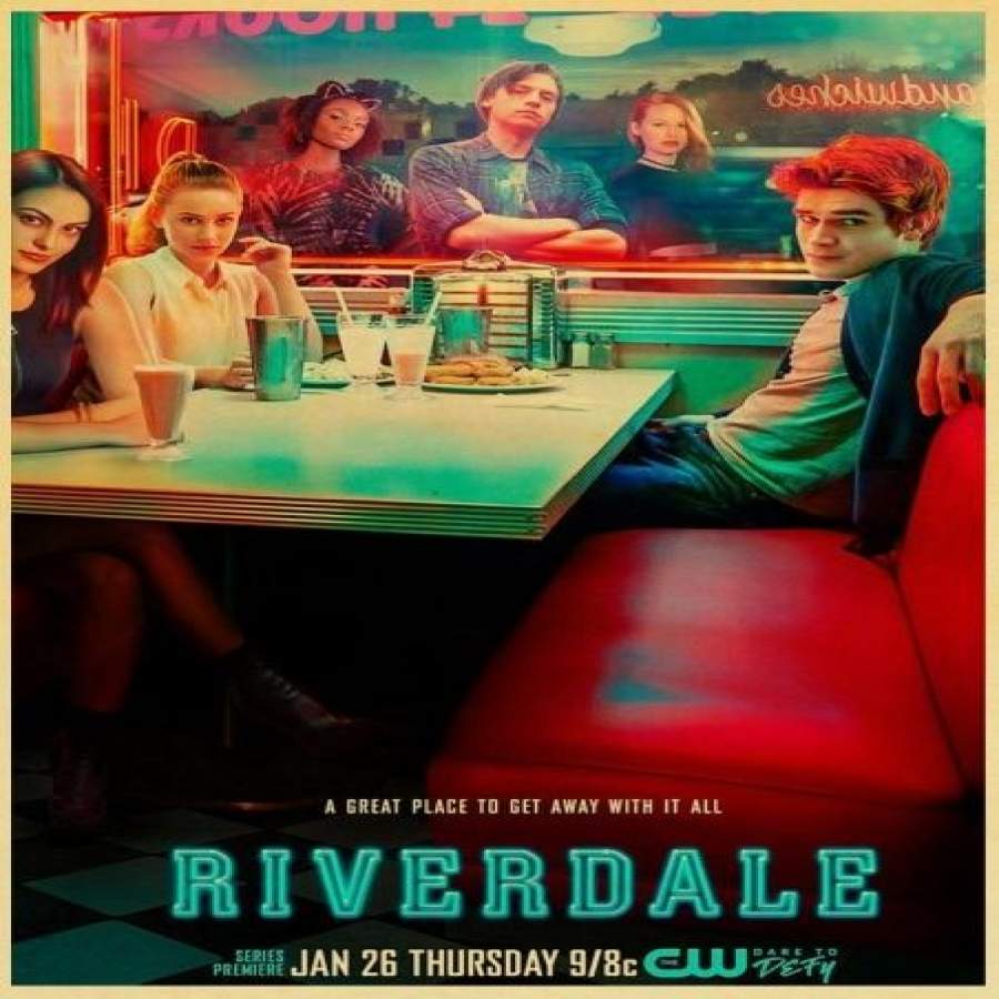 TV Series riverdale poster Kraft Paper art Poster Bar Cafe Vintage Drawing