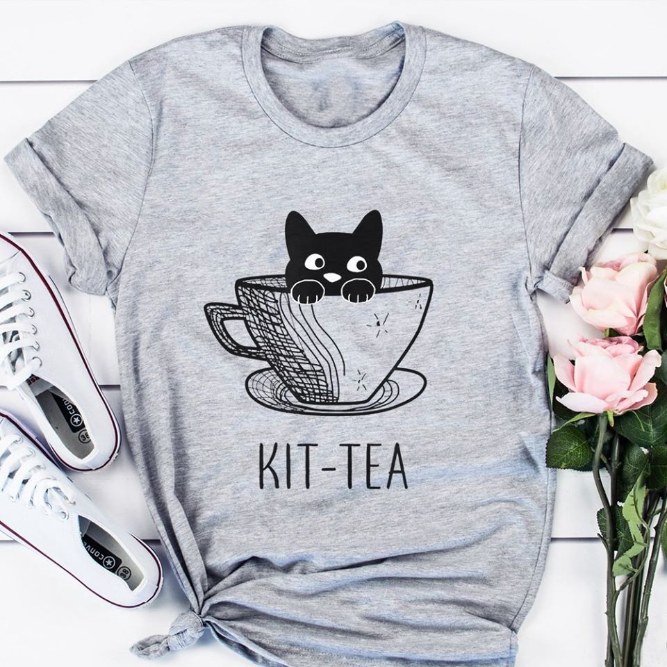 Black Cat Kit-Tea Standard Men T-shirt