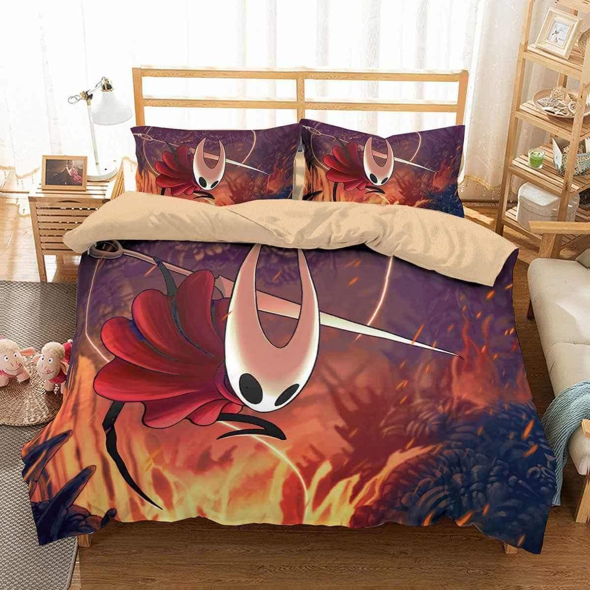 3D Customize Hollow Knight Bedding Set Duvet Cover SetBedroom Set Bedlinen