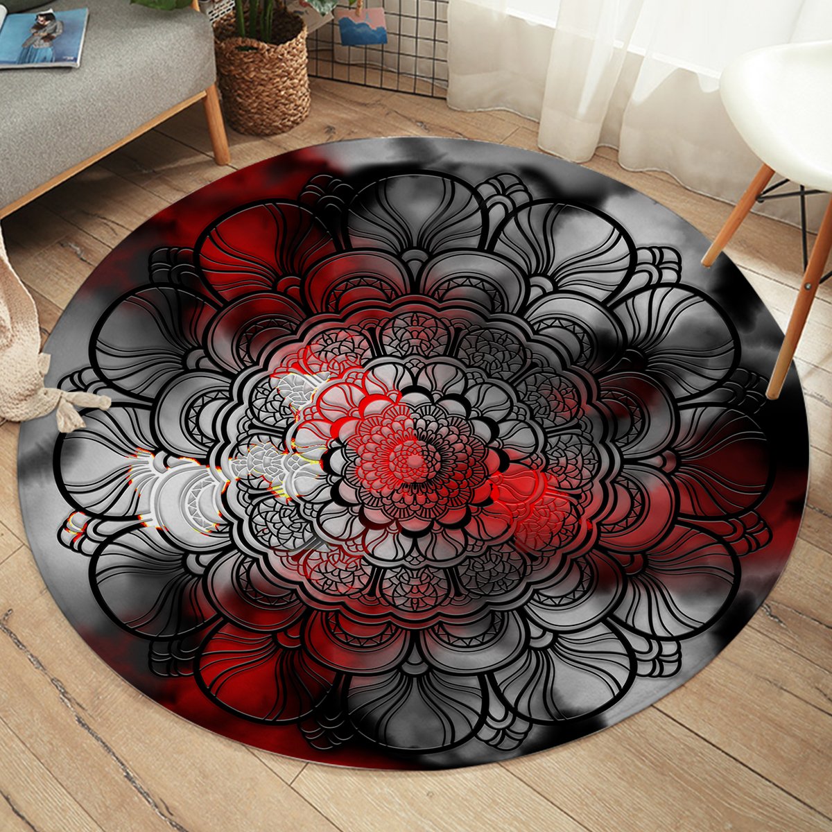 Darken Wheel SW2379 Round Rug