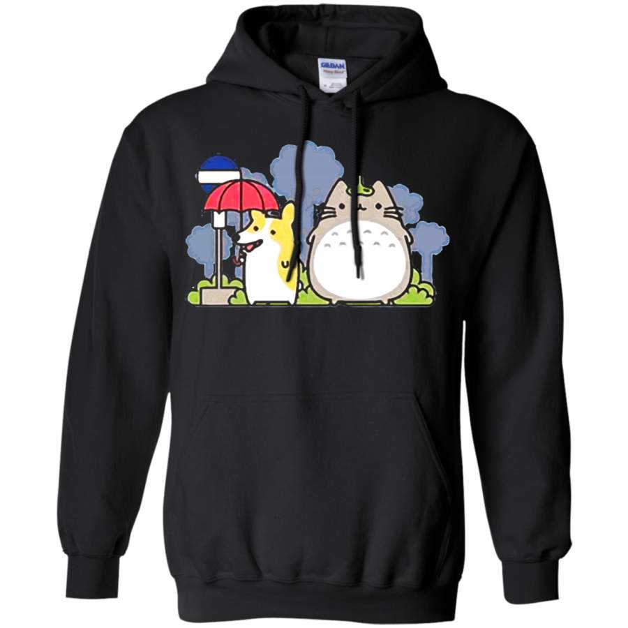 AGR My Fluffy Neighbor Totoro Corgi Hoodie