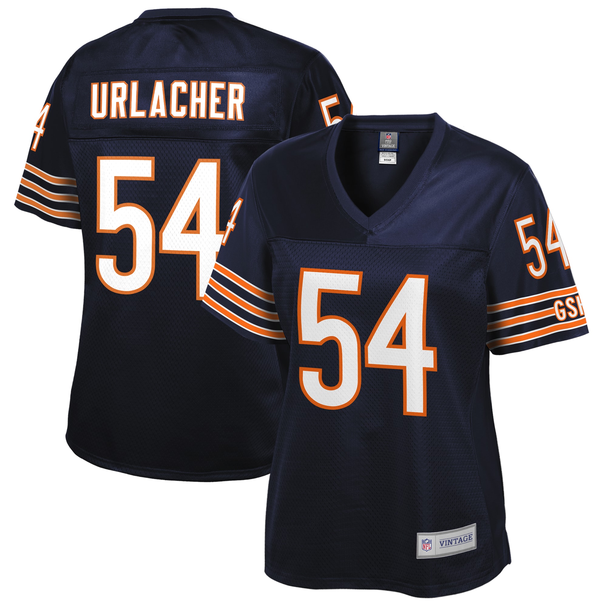 Women’s Chicago Bears Brian Urlacher NFL Pro Line Navy Retired Player Jersey