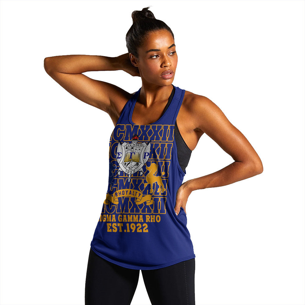 Sorority Tank Top – Sigma Gamma Rho Mcm Style Racerback Tank