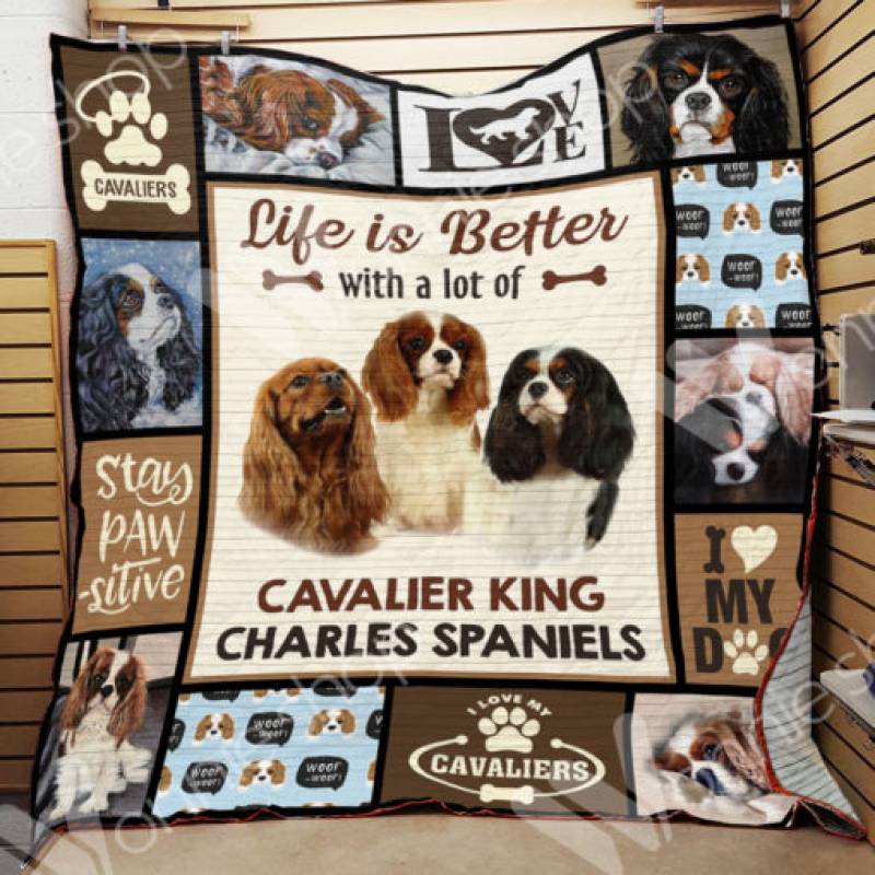 Cavalier King Charles Spaniel Dog Blanket DCB1001 95O47