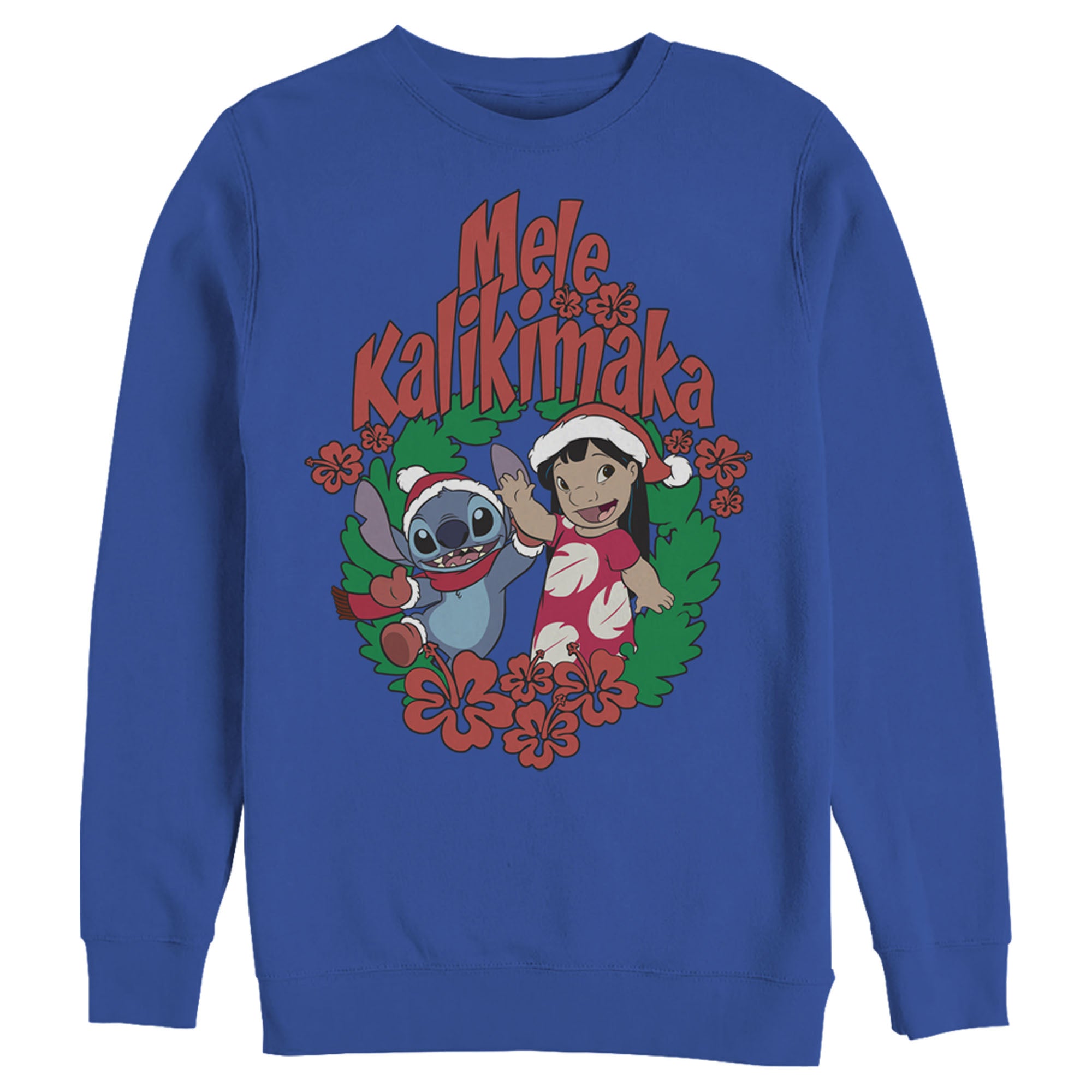 Men’S Lilo & Stitch Mele Kalikimaka Christmas Sweatshirt