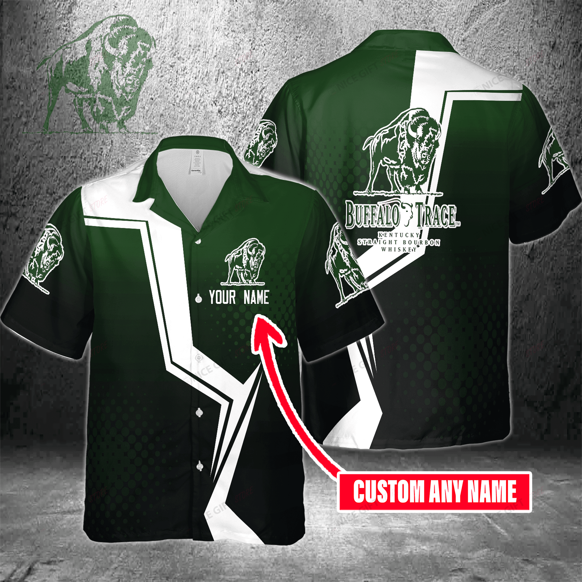 Buffalo Trace Custom Name Hawaiian Shirt 3Hs-U5L4