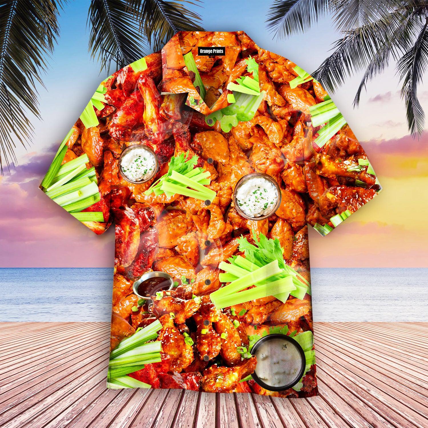 Nothing Chicken Wing Hawaii Shirt For Men Women Ha110183