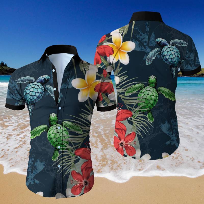 Wozoro Sea Turtles Hawaiian Shirt