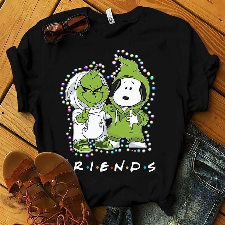 The Grinch And Snoopy Dog Change Shirt Friends T Shirt Hoodie Sweater