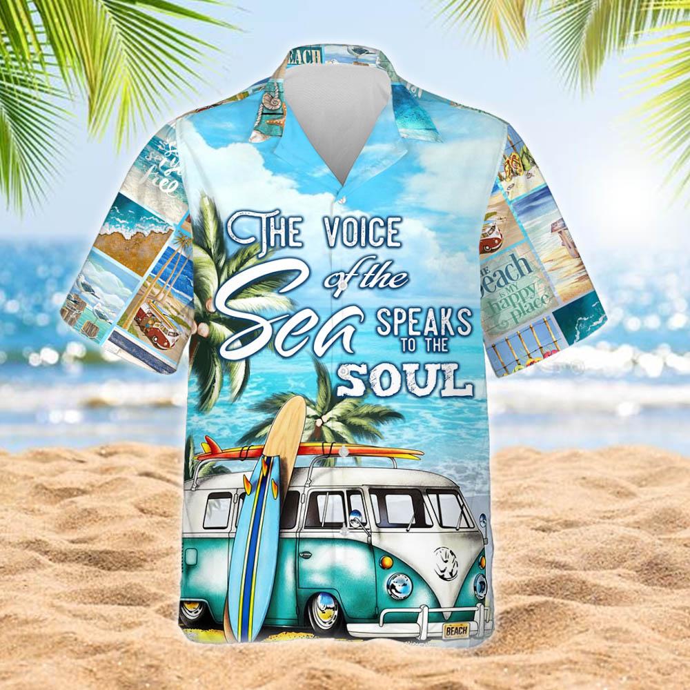 The Voice Of Sea Speaks To Beach Lover Hawaii Shirt Ha59478