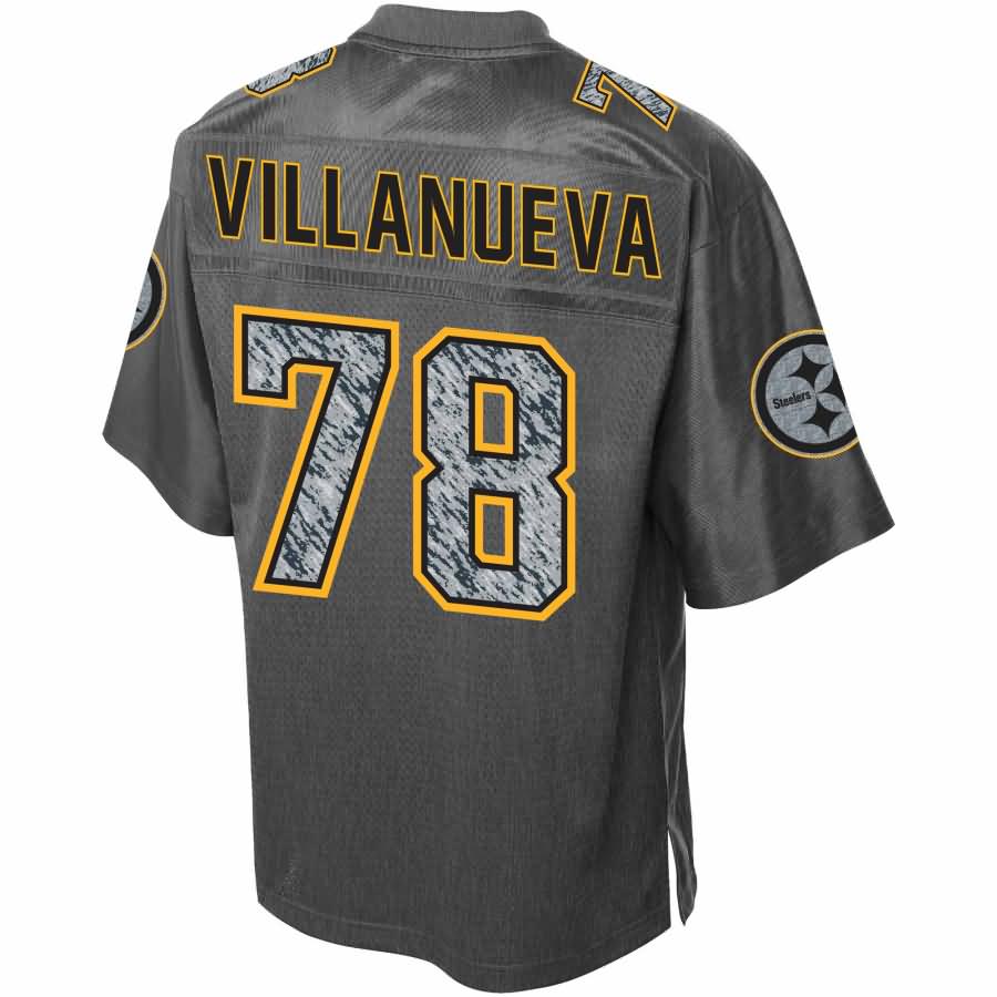 Alejandro Villanueva Pittsburgh Steelers NFL Pro Line Fashion Static Jersey – Gray