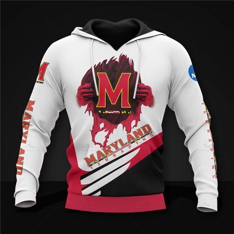Maryland Terrapins Hoodies Long Sleeve Gift