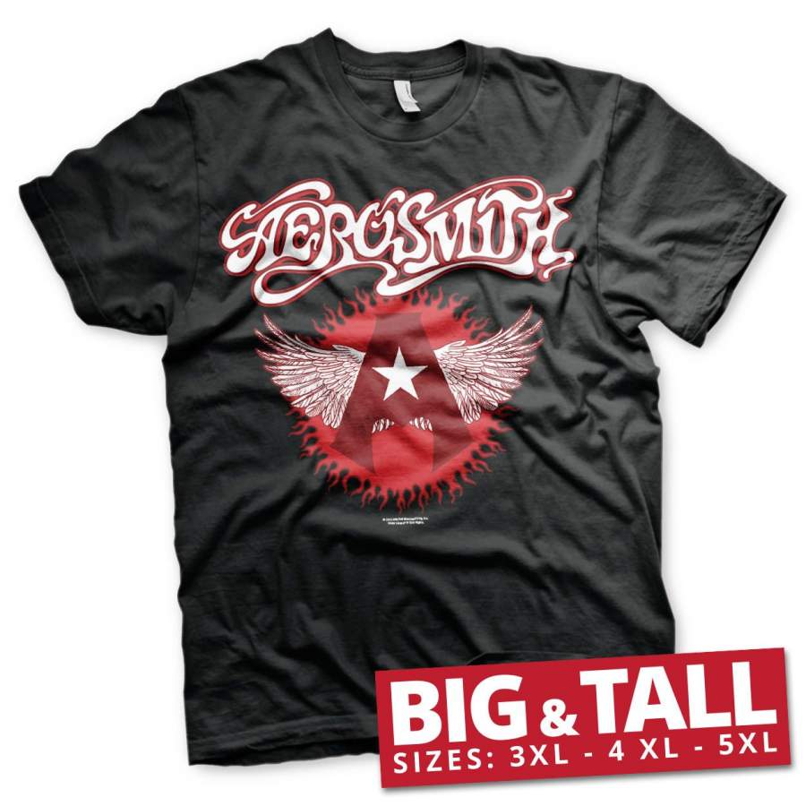 Aerosmith Flying A Logo Big & Tall T-Shirt