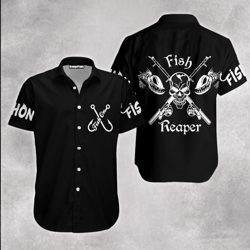 Fishing Reaper Aloha Hawaii Shirts Unisex Ha12381