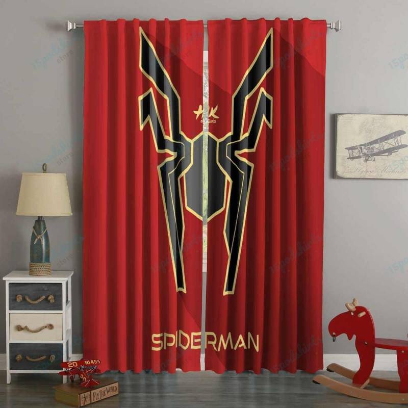 3D Printed Spider Man Style Custom Living Room Curtains