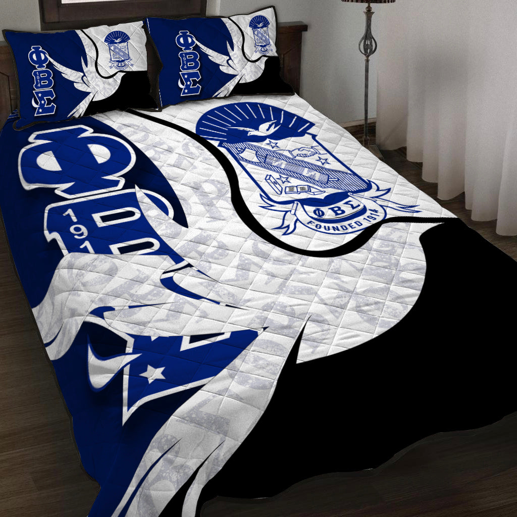 Phi Beta Sigma Quilt Bed Set Lt6