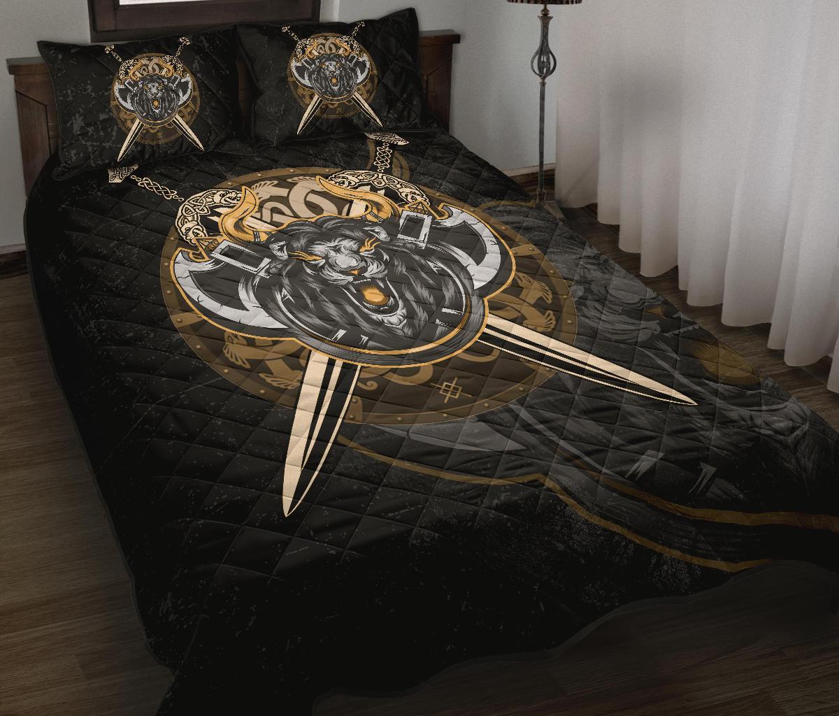 Viking Quilt Bed Set Lion A27