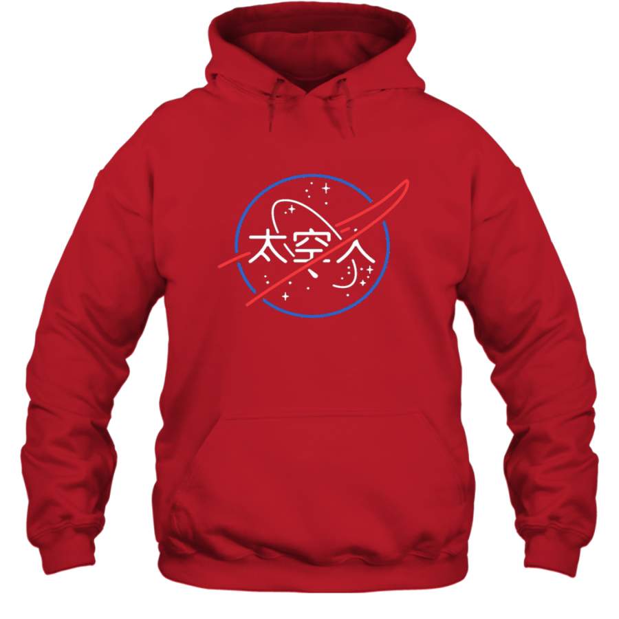 NASA Aesthetic Japanese Neon Logo Hoodie – tshirtn