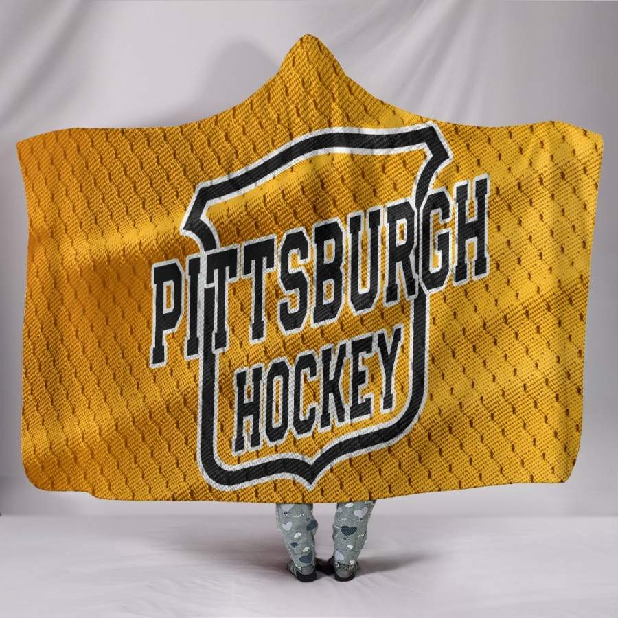 Pittsburgh Penguins Hockey Hoodie Blanket