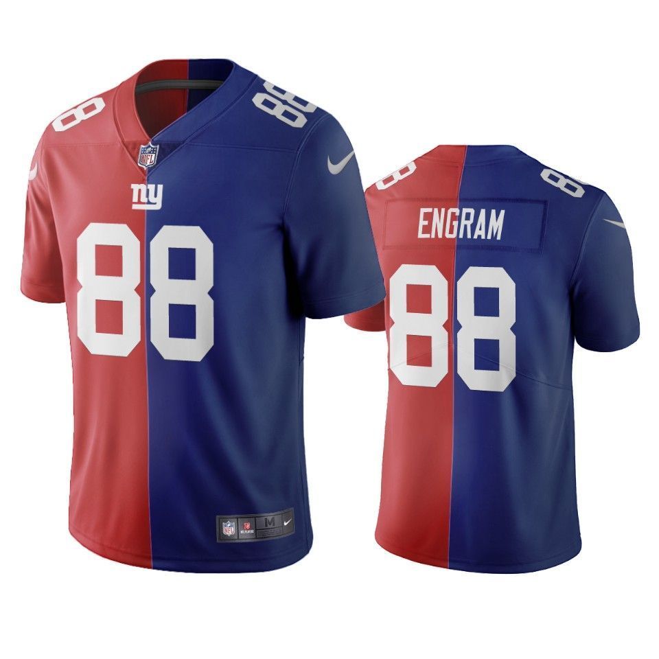 New York Giants Evan Engram Vapor Limited Red Royal Two Tone Mens Jersey