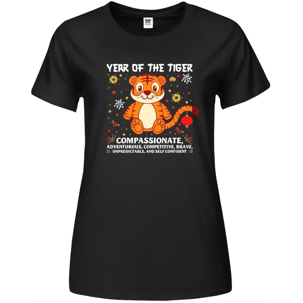 Happy New Year 2022 Year Of The Tiger Eve Party Supplies Premium Womens T Shirts