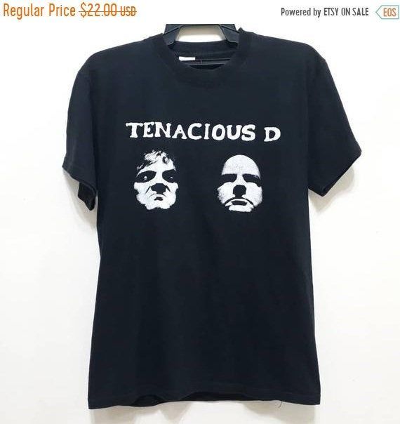 Tenacious D Shirtpromo Tour Rize Of The Fenix Concert Comedy Rock Duo Jack Black Kyle Gass Heavy Metal Tops Band Shirt