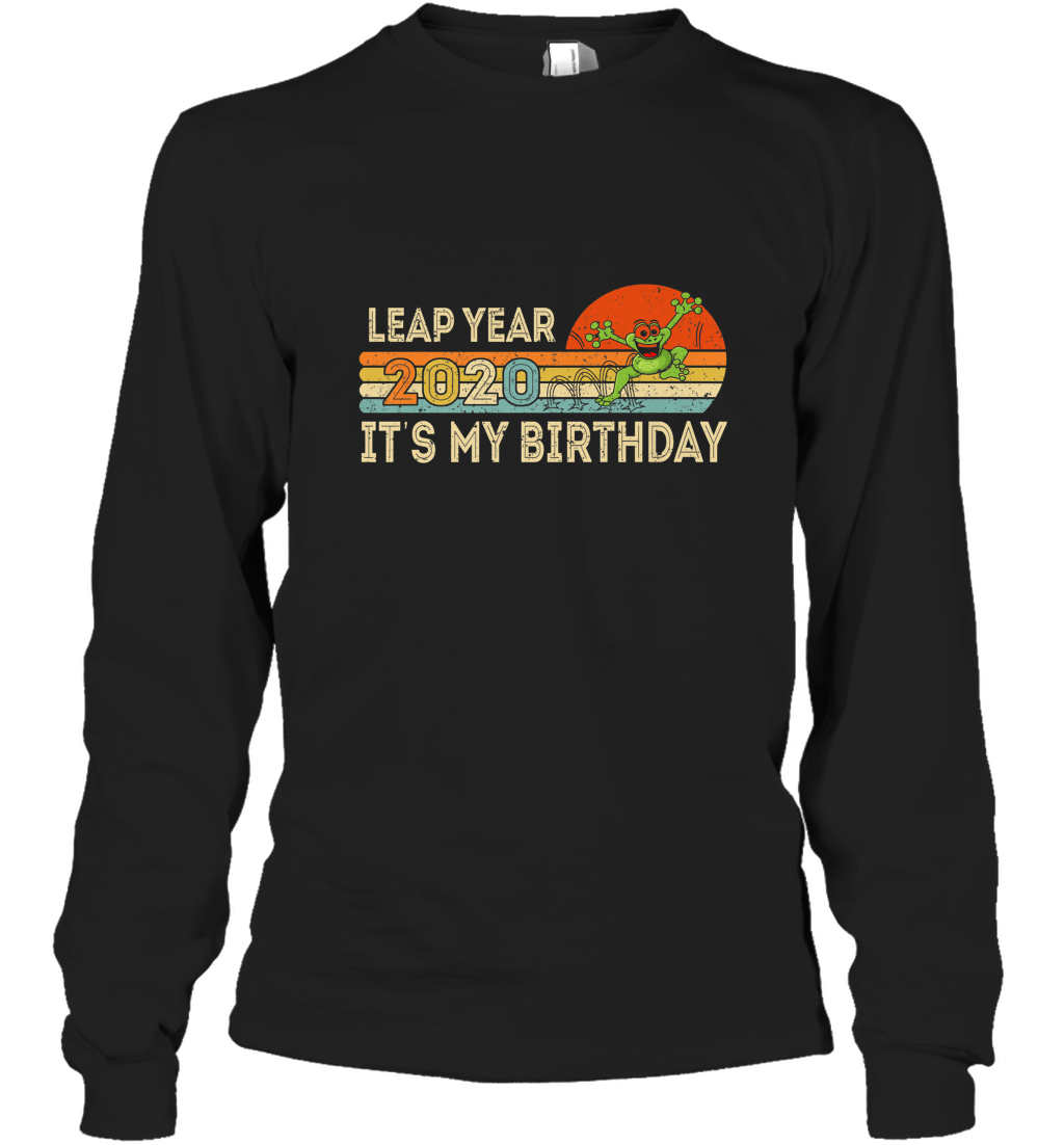 Vintage Lucky Leap Year 2020 February 29th Birthday Long Sleeve T-Shirt