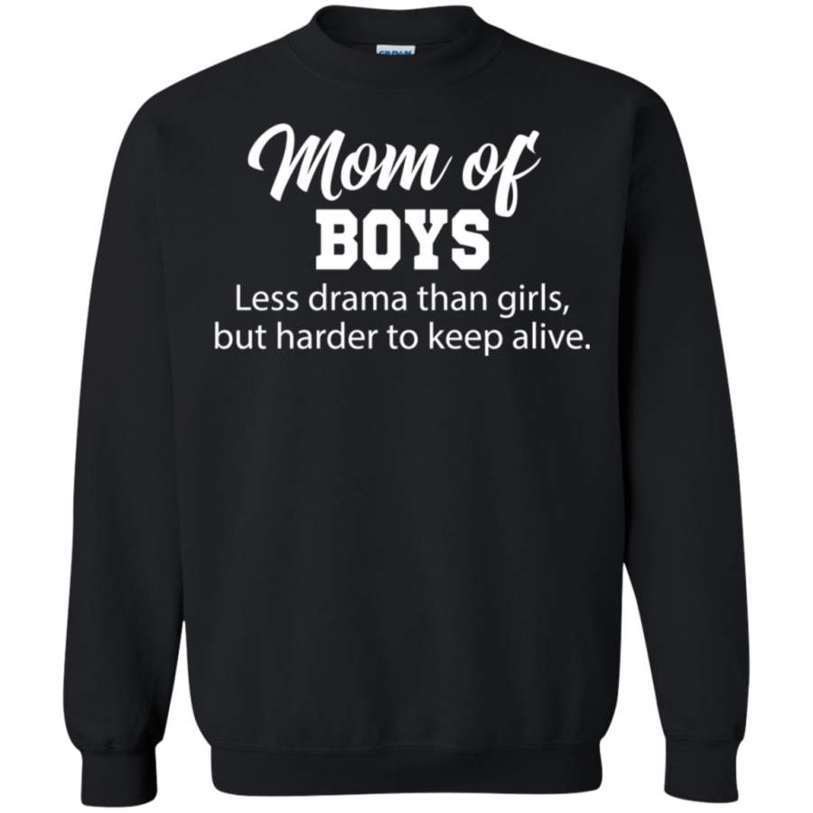 AGR Mom of boy less drame than girls but harder to keep alive Sweatshirt