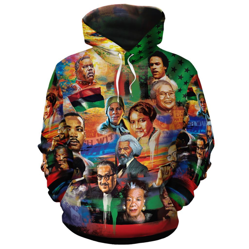 Civil Rights Moments All-Over Hoodie