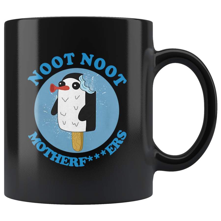 Ice Cream Penguin Pingu Noot Noot Motherfuckers Tee Shirt Hoodie Black Coffee Mug