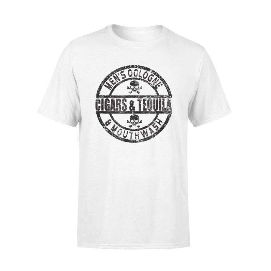 Cigars Tequila Funny Men Fathers T-Shirt