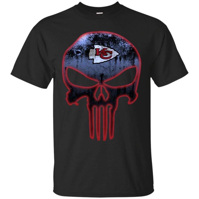 Kansas City Chiefs Football The Punisher Skull Shirts