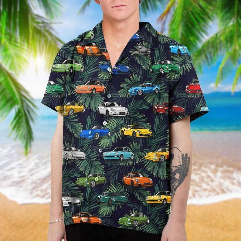 Car Multicolor Nice Design Hawaii Shirt Ha8461