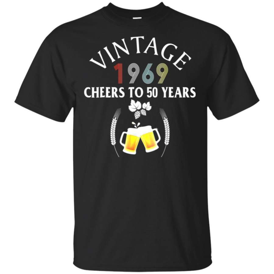 50th Birthday Gift Vintage 1969 T Shirt