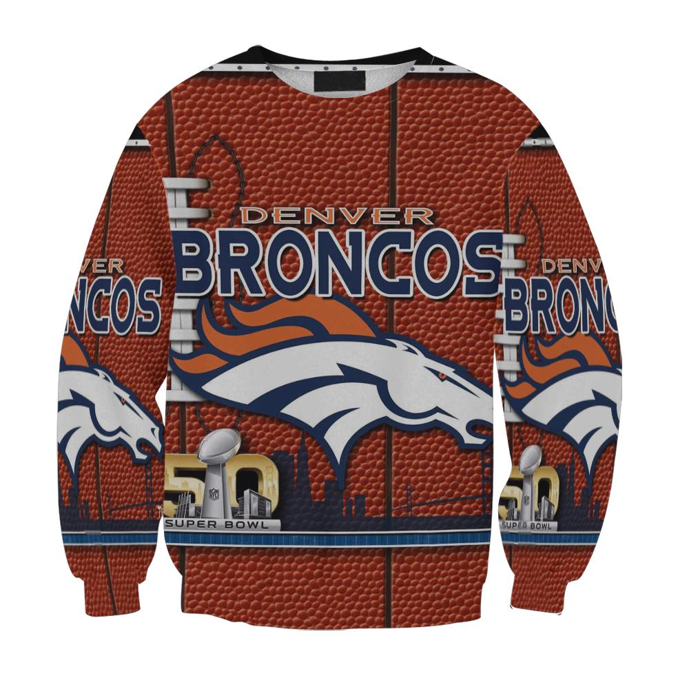 Denver Broncos Emblem V24 Gift For Fan 3D Full Printing Sweatshirt