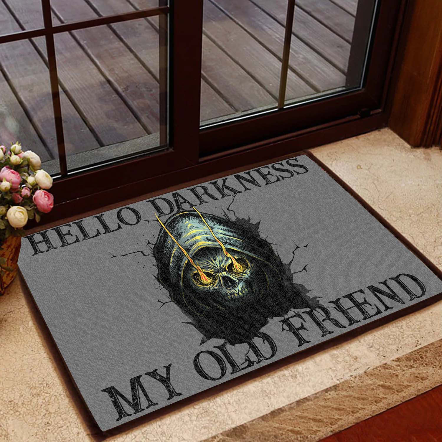 Hello Darkness My Old Friend All Over Printing Doormat Pre2107