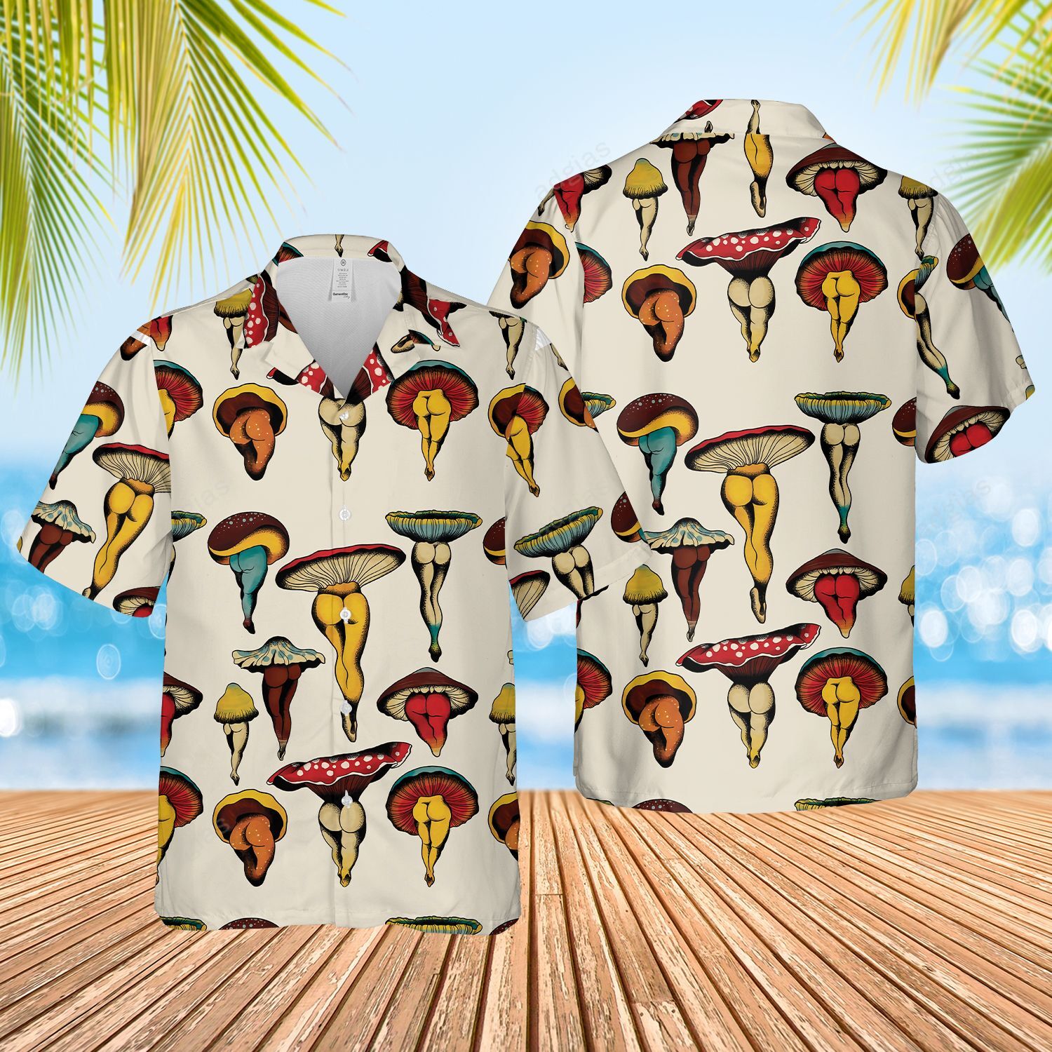 Mushroom Body Hawaiian Outfit