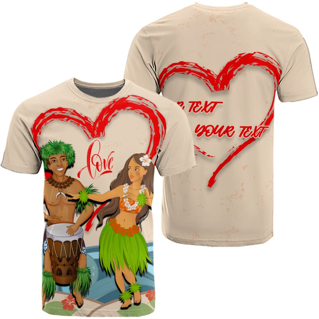 Hawaiian Couple Valentines Even Style Ah Ha4725