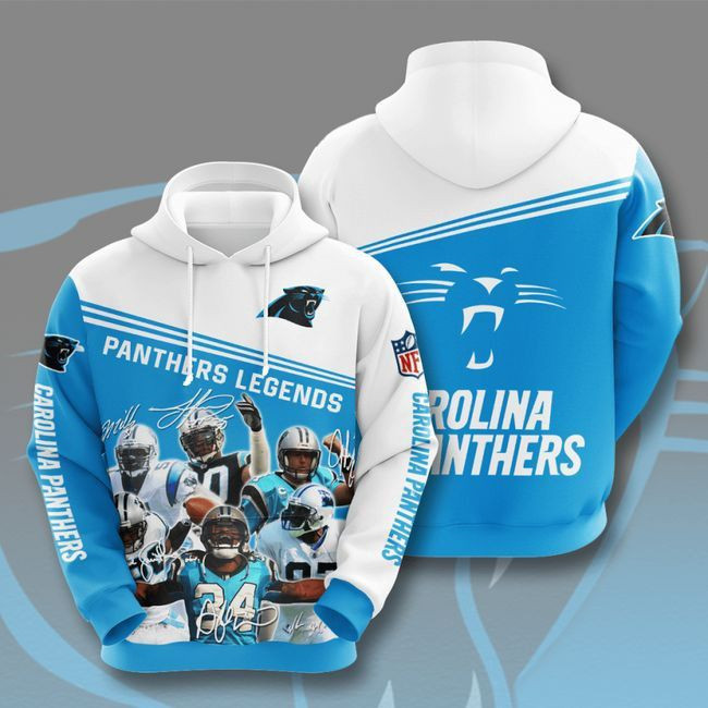 Carolina Panthers Football Legend 19 Unisex 3D Hoodie Gift For Fans