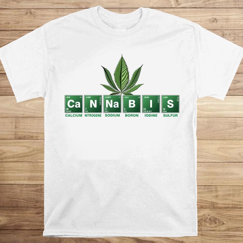 Funny Weed Periodic Table Chemistry Tshirt Standard/Premium T-Shirt Hoodie