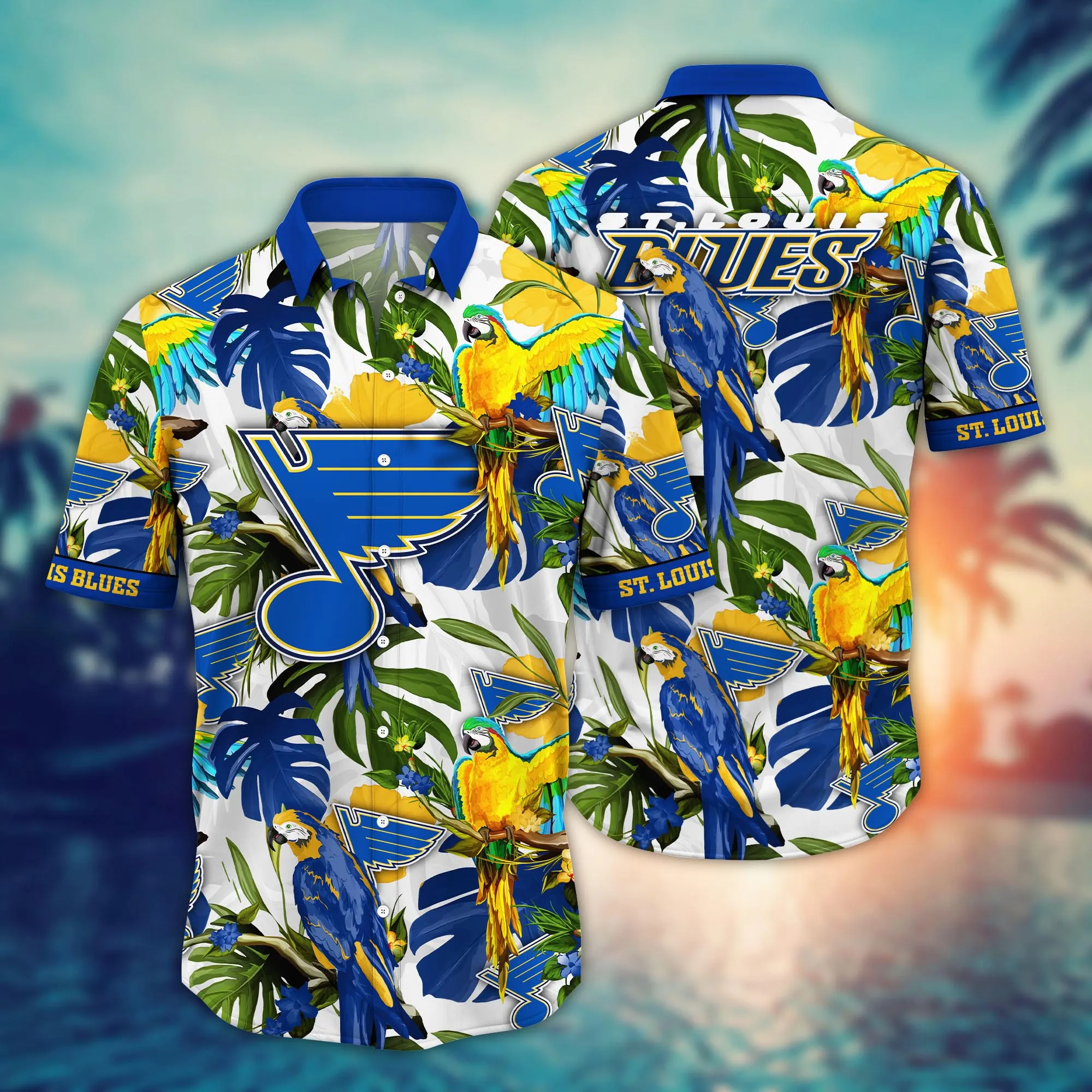 St. Louis Blues Nhl Hawaiian Shirt Julytime Aloha Shirt